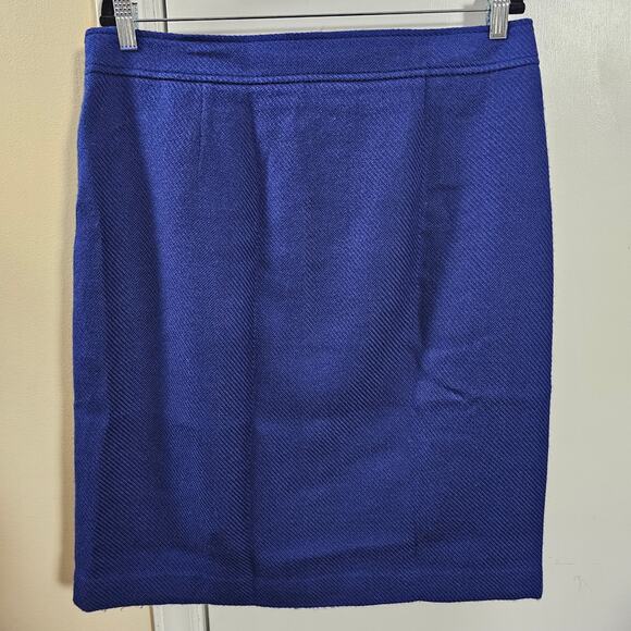 Talbots Wool Blend Pencil Skirt Sz 14 Lined Pockets Gilmore Girls Academia - Picture 5 of 5